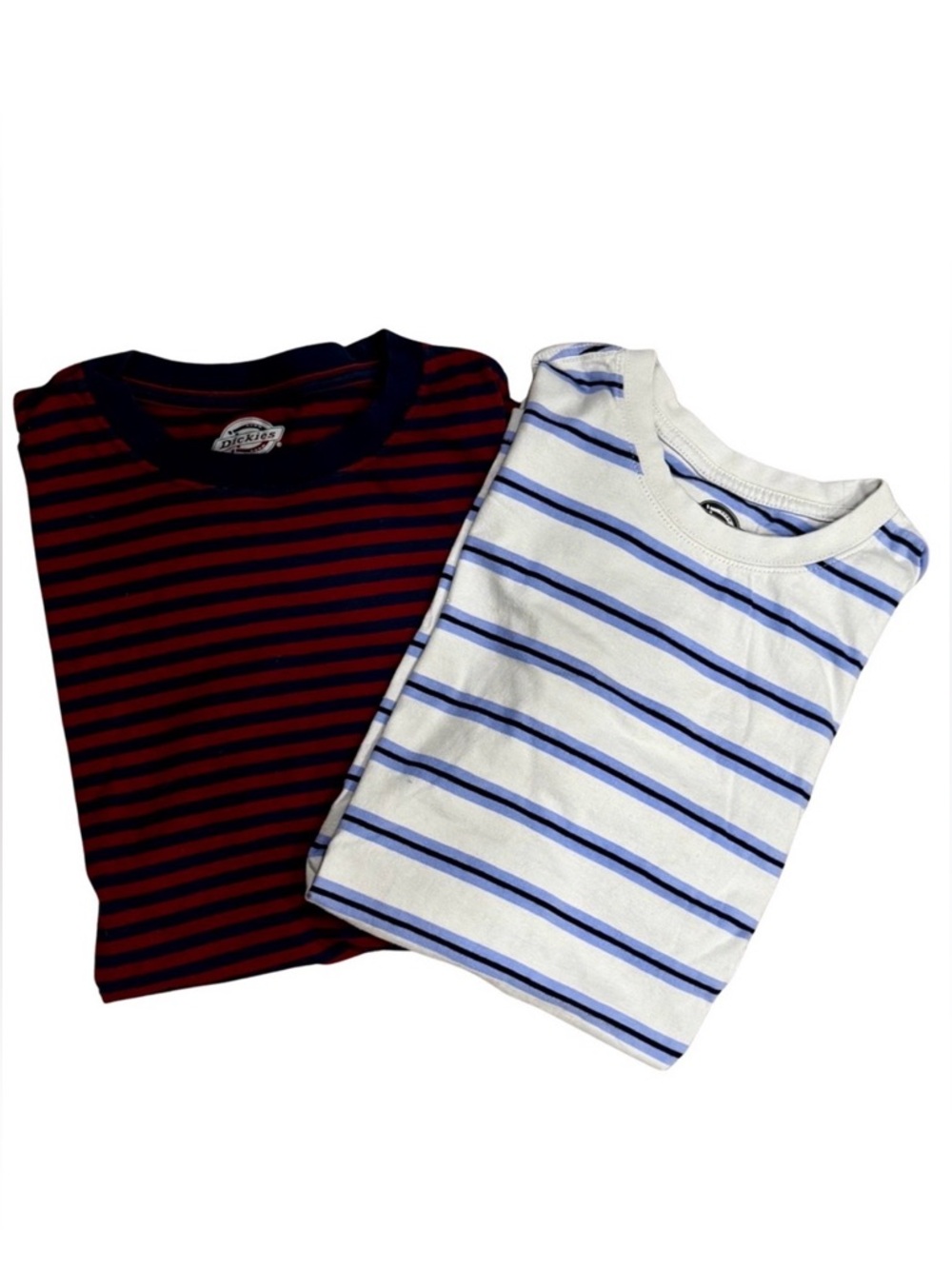 Dickies Skateboarding Striped T-Shirt Bundle (2) Men’s Small